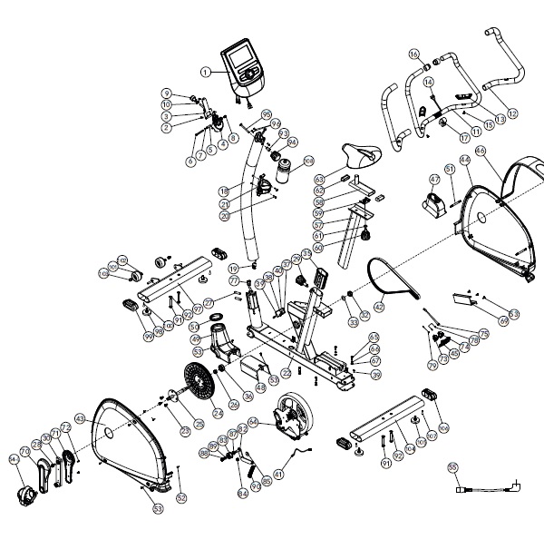 Ersatzteile Heimtrainer / Ergometer