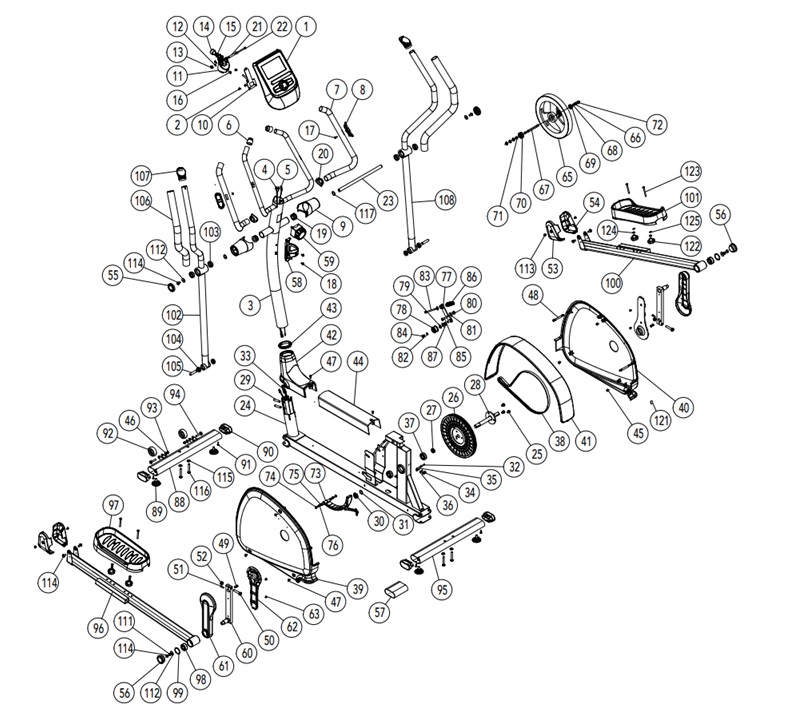 Ersatzteile Crosstrainer