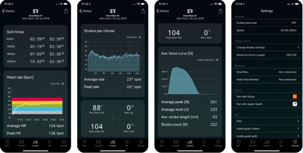 Water Rower SmartRow 2.0 Bluetooth
