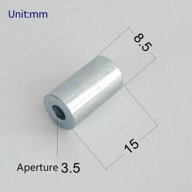 Stahl-Drahtseil Endstück Gerade zu 5mm Kabel