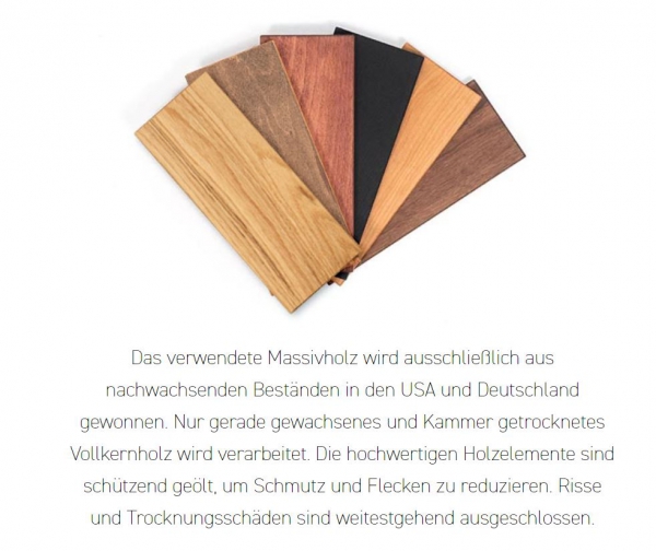 Nohrd Kabelzug Slim Beam Nussbaum