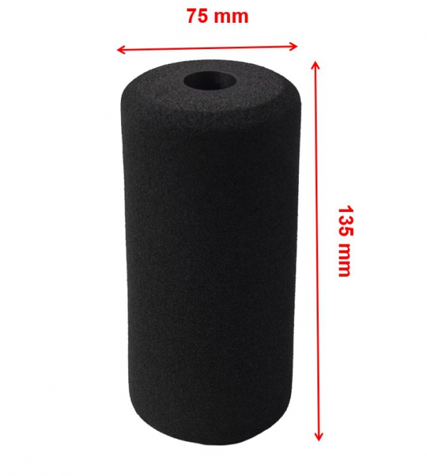 Polsterrolle-Schaumstoff 135 x 75mm
