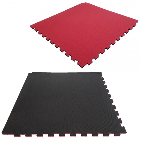 Tunturi Karate Puzzle Matten Bodenmatten Rot/Schwarz