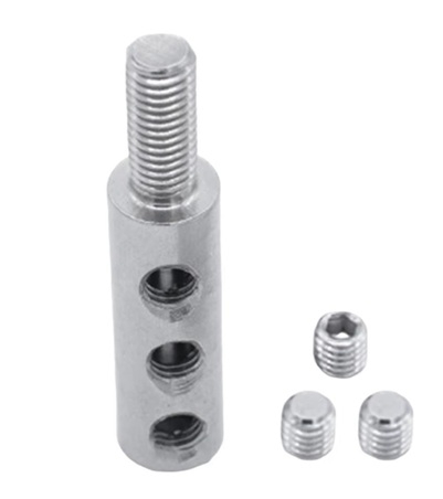 Stahl-Drahtseil Endstück Set4 zu Gewichtsblock M10