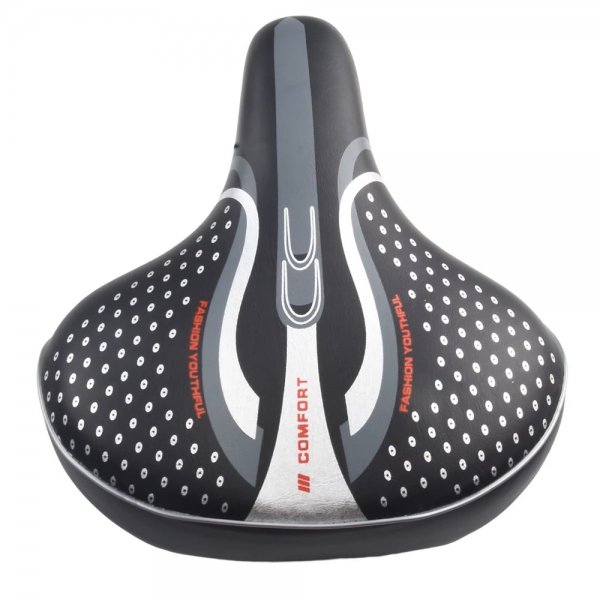 Fahrradsattel Komfort mit Stahlfedern Breite 23cm