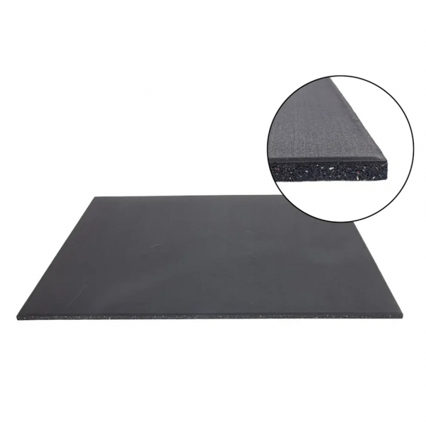 Gummiboden High Grade Dual Layer 100x100x1.5cm Black