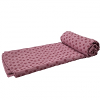 Tunturi Yoga Tuch Rutschfest mit Tasche Farbe Pink