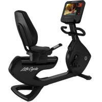 Life Fitness Recumbent Bike PCS Discover SE3HD, Black Onix