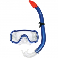 Tunturi Schnorchel Set Junior Blau/Transparent Blau