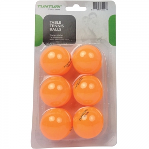 Tunturi Tischtennis Bälle 6er Pack Orange