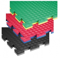 Trendy Double Competition Profi Puzzlematten Grün-Gelb