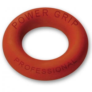 Tunturi Power Grip Unterarm und Hand Gummi Ring Rot