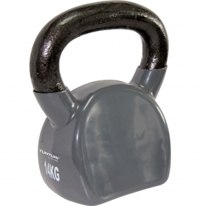 Tunturi Vinyl Gusseisen Kettlebell 14 kg Grau