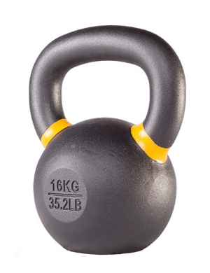 Kettlebell pulverbeschichtet 16Kg. 