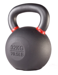 Kettlebell pulverbeschichtet 32Kg. 