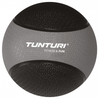 Tunturi Medizinball 5 kg Schwarz mit Grau (Aktion)