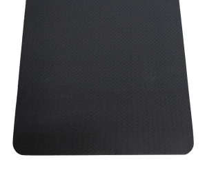 Fitnessmatte Premium TPE 180 cm Schwarz