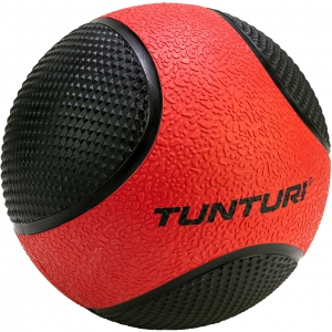 Tunturi Medizinball PVC 3 kg rot/schwarz