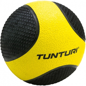 Tunturi Medizinball PVC 1 kg gelb/schwarz