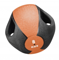 Trendy Medizinball Esfera mit Griffen 8Kg.