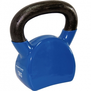 Tunturi Vinyl Gusseisen Kettlebells 12 kg Blau