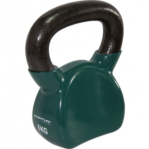 Tunturi Vinyl Gusseisen Kettlebell 8 kg Grün