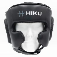HIKU Kopfschutz Leder Grösse M (schwarz)