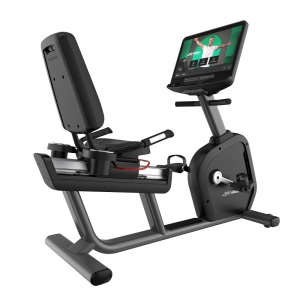 Life Fitness Recumbent Bike Club Series+ Discover 24