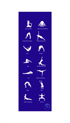 Trendy YogaMat Home blau 180 x 60 x 0,45cm