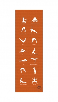 Trendy YogaMat Home orange 180 x 60 x 0,45cm