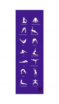 Trendy YogaMat Home lila 180 x 60 x 0,45cm