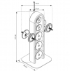 Nohrd WeightPlate Tower Set Eiche