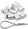 Stahl-Drahtseil Crimphülse Oval zu 5mm Kabel