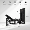Tunturi Platinum Hip Thrust Hüfttrainer mit Gewichtsstapel