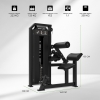 Tunturi Platinum Dual Back/Abdominal mit Gewichtsstapel