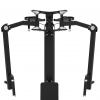 Tunturi Platinum Dual Pec Fly/Rear Delt mit Gewichtsstapel
