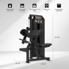 Tunturi Platinum Bicep Curl mit Gewichtsstapel