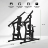 Tunturi Platinum Chest Press & Lat Pulldown Plate Loaded