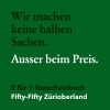 fifty-fifty Gutscheinbuch 2026