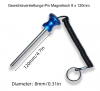 FitPos Gewichtsverstellungs-Pin Magnetisch 8 x 120mm 