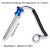 FitPos Gewichtsverstellungs-Pin Magnetisch 10 x 120mm 