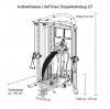 Life Fitness Kraftstation G7 mit Trainingsbank